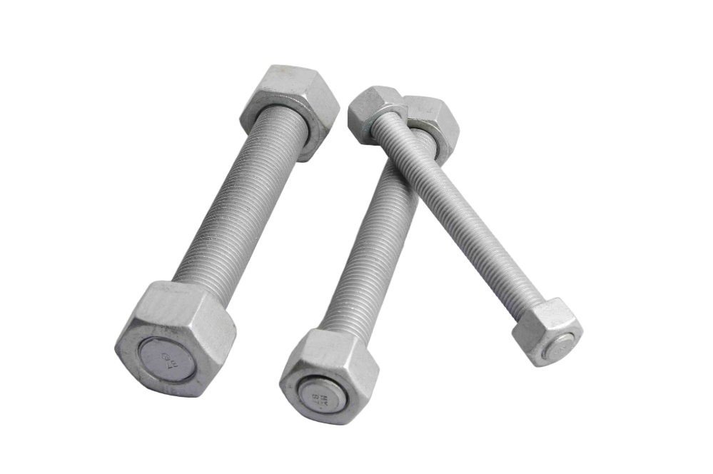 热浸镀锌螺纹杆配螺母